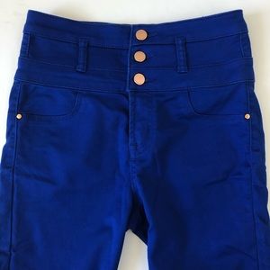 Royal Blue Skinny Jeans
